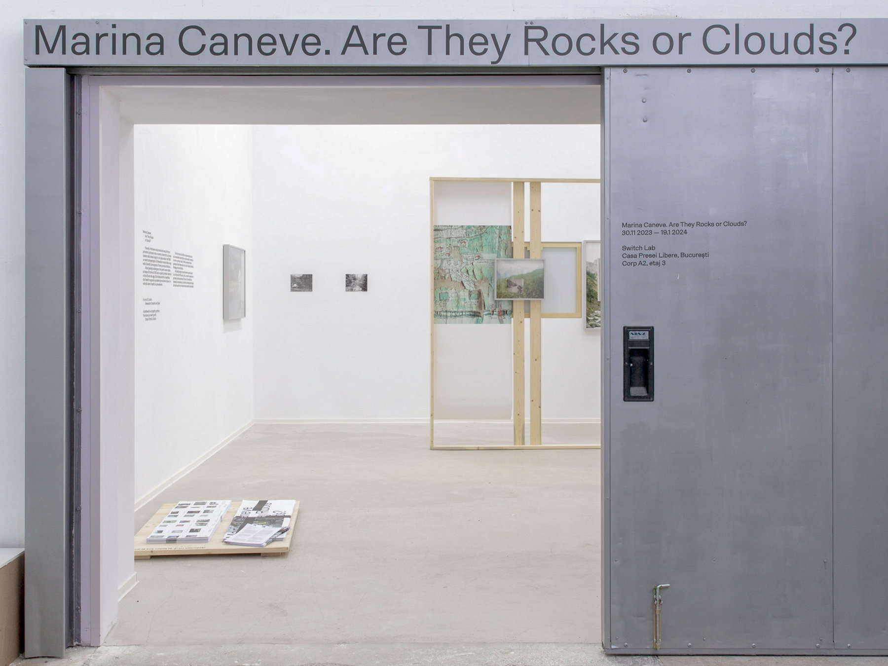 Casa Scânteii — Are They Rocks or Clouds? — installation view 1
