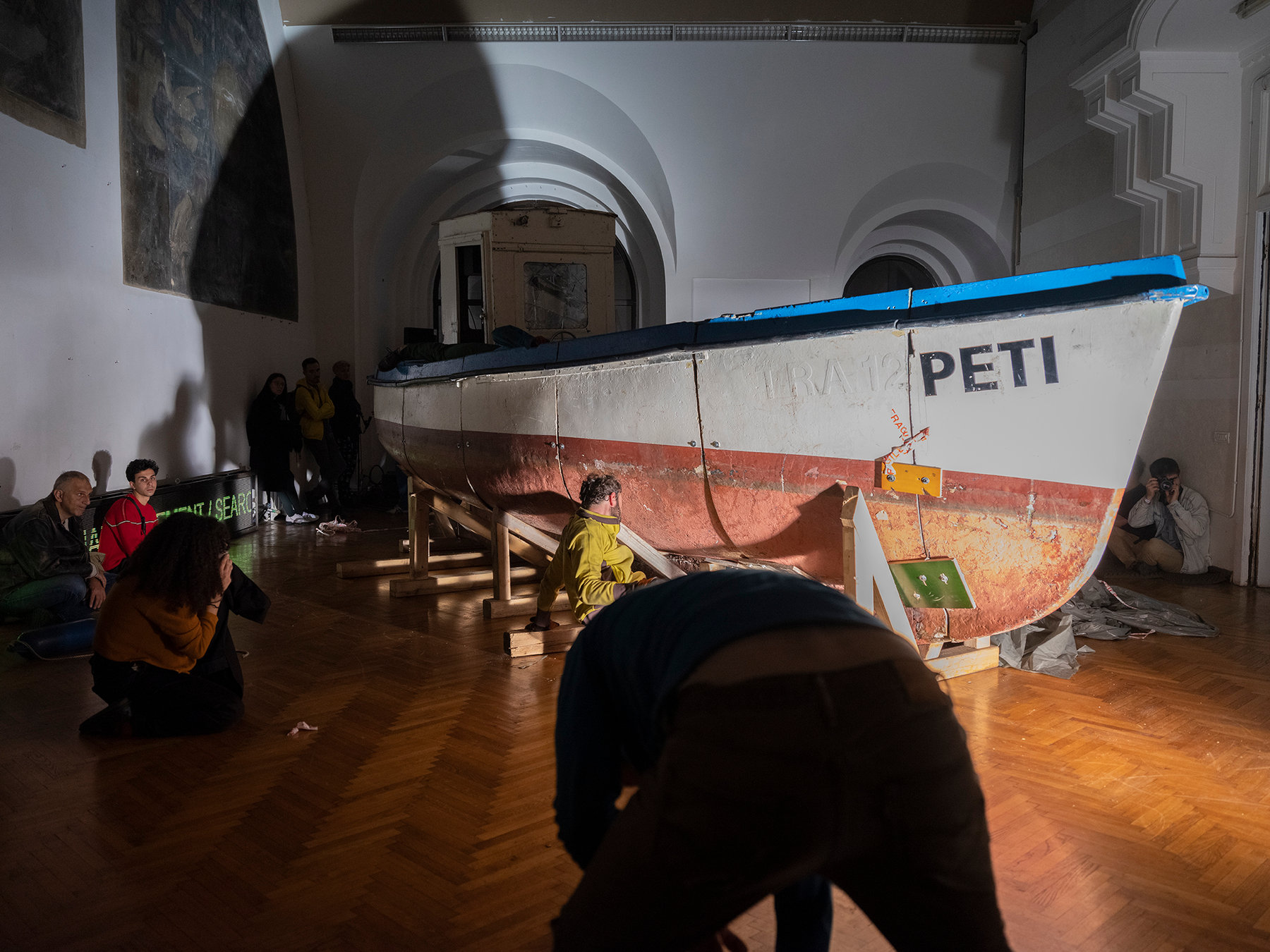 Palatul Universul — 10 Trials and No More Reels — installation view 3